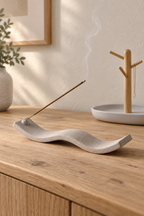 Finnskogen Ceramic Stone Incense Holder