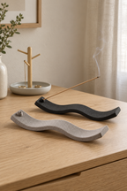 Finnskogen Ceramic Stone Incense Holder
