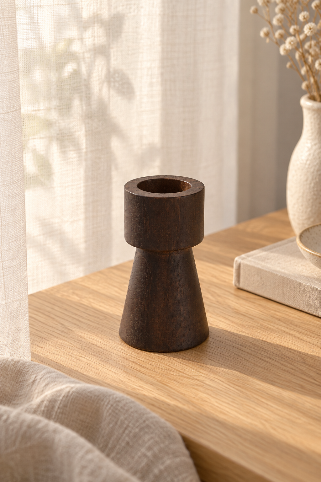 FairHair Wooden Candle Holders