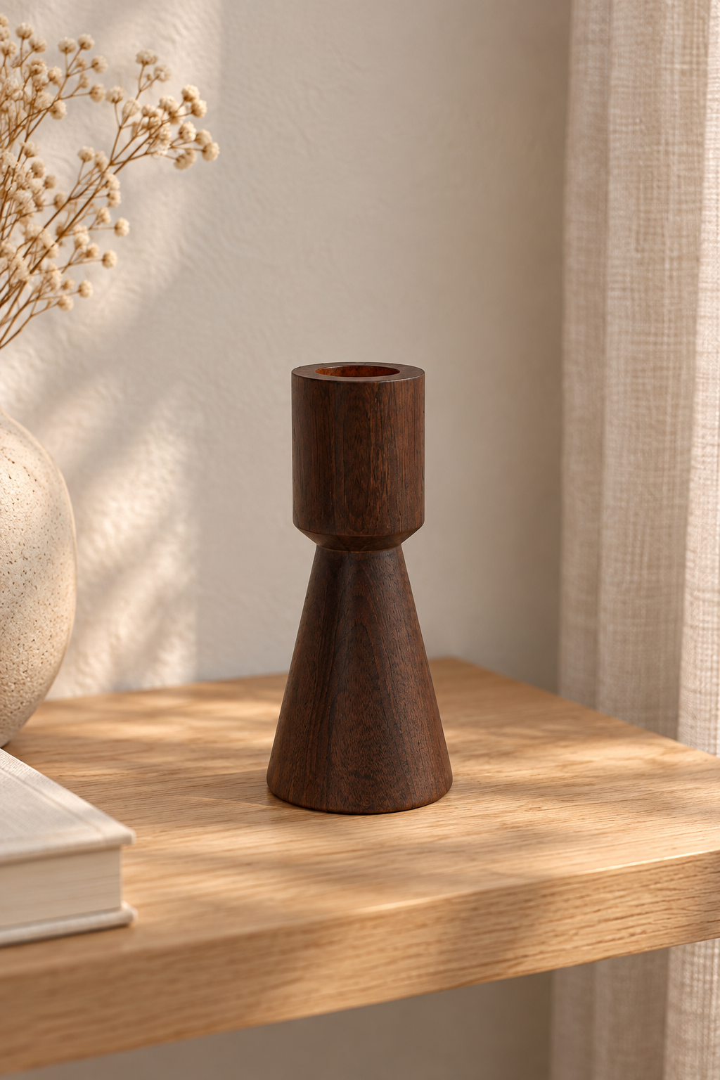 FairHair Wooden Candle Holders