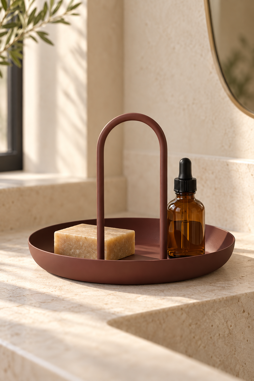 Metall Bathroom Decorative Tray