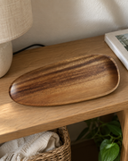 Margrete Acacia Wood Decorative Tray
